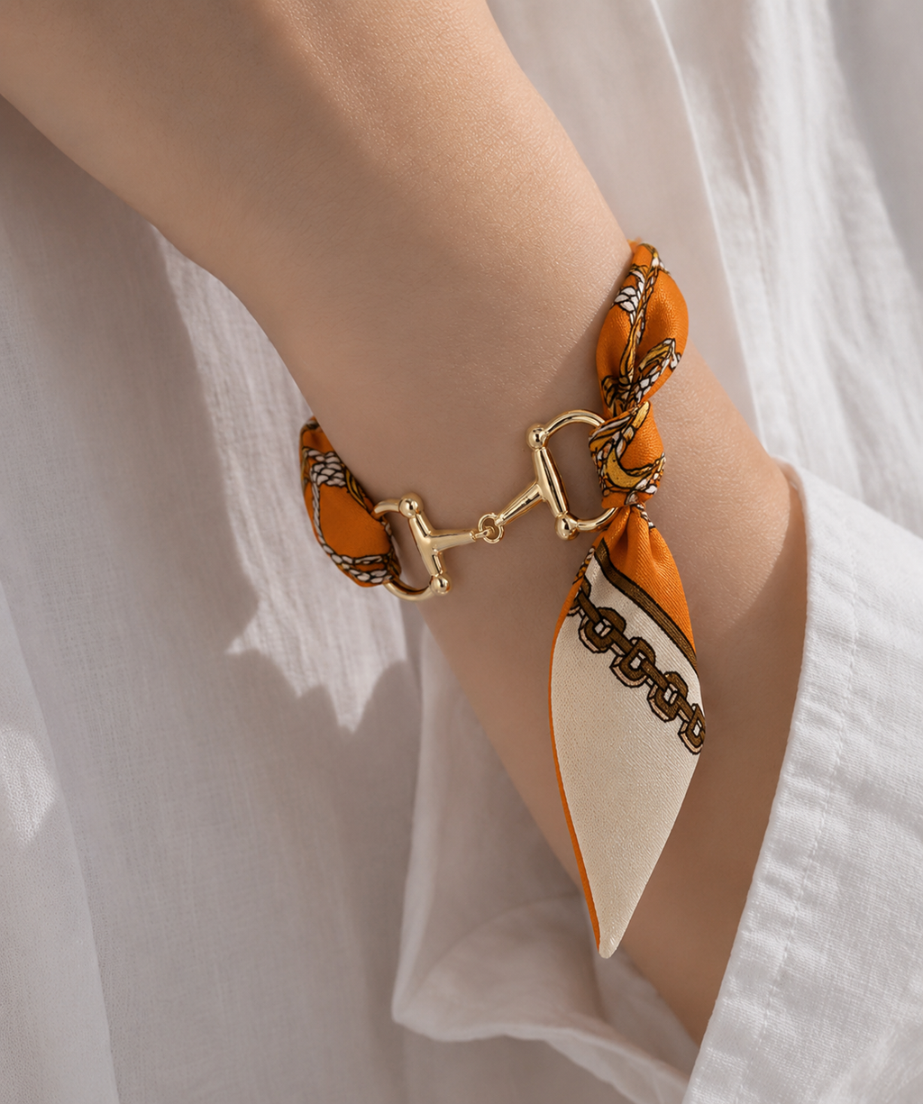 Horsebit Scarf Bracelet